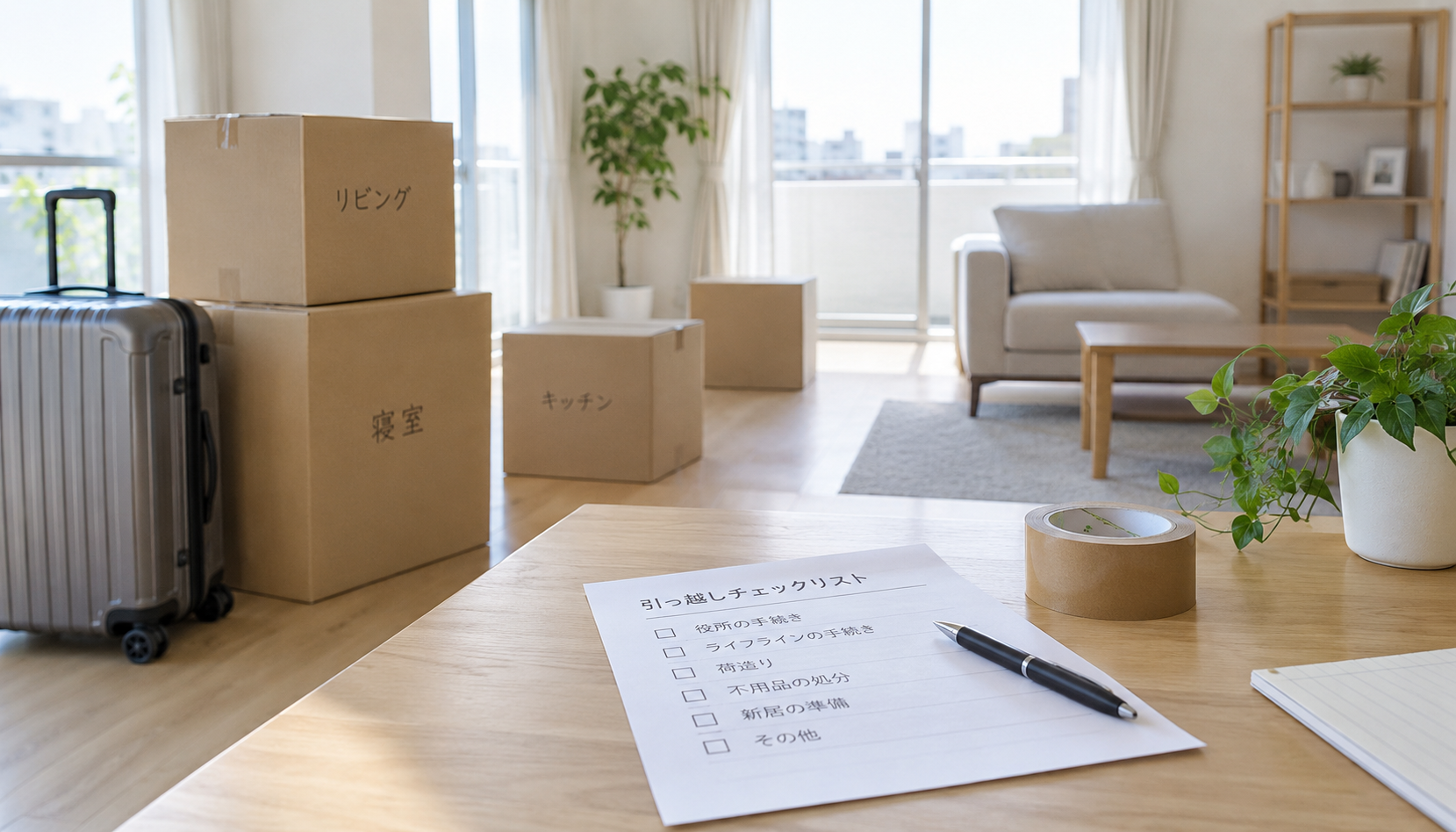 転勤族の引っ越し術【引っ越すたびに買い直さない家具・家電の手配】